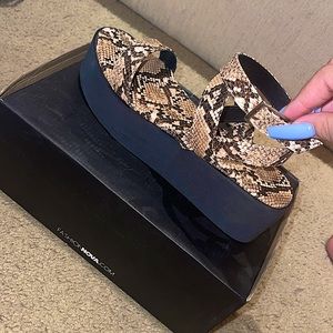 Fashion Nova Who Said You Can’t Platform Sandals